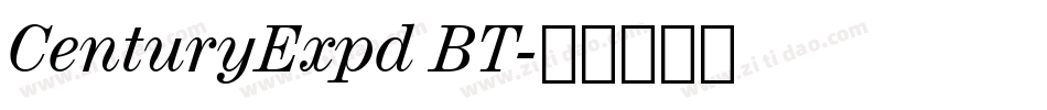 CenturyExpd BT字体转换